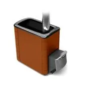 Печь для бани ТМФ Тунгуска XXL 2013 Inox дверца антрацит терракота печь для бани тмф тунгуска xxl 2013 inox дверца антрацит терракота