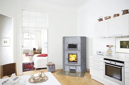 печь-камин tulikivi ktlu2050/2 classic с духовкой (верхнее)