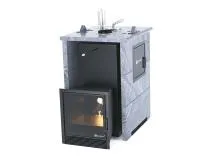 Печь для бани ИзиСтим Анапа М2 Premium в трехстор. кожухе из талькохлорита закр.верх бок.вх справа # печь для бани изистим анапа м2 premium в трехстор. кожухе из талькохлорита закр.верх бок.вх справа #