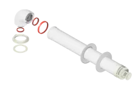 Дымоход коаксиальный KRATS Sibio, ф100/60 мм 0,75 м (сталь Антилед) с наконечником дымоход коаксиальный krats sibio, ф100/60 мм 0,75 м (сталь антилед) с наконечником