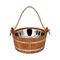 шайка 3,5л с нержавеющей вставкой woodson дуб