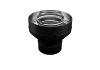 Переход Феррум на сэндвич нержавеющий, (430/0,8мм), ф115/200, по воде (черный) переход феррум на сэндвич нержавеющий, (430/0,8мм), ф115/200, по воде (черный)