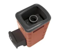 Печь для бани ТМФ Каронада Heavy Metal дверца антрацит терракота печь для бани тмф каронада heavy metal дверца антрацит терракота