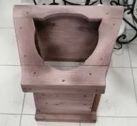 Стульчак для дачного туалета деревянный, Банный Перец стульчак для дачного туалета деревянный, банный перец