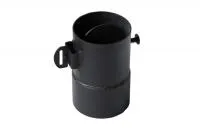 Переходник дымохода для котла Сибирь 10-15-20 кВт d-150 горизонтальный (круглый/круглый)  переходник дымохода для котла сибирь 10-15-20 квт d-150 горизонтальный (круглый/круглый)