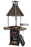 Гриль с печью под казан ТМФ Барабек черная бронза гриль с печью под казан тмф барабек черная бронза