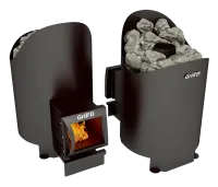 Печь для бани Grill'D Aurora 160 long black печь для бани grill'd aurora 160 long black