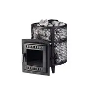 Печь для бани ПроМеталл Атмосфера M сетка нерж. со стеклом печь для бани прометалл атмосфера m сетка нерж. со стеклом