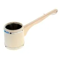 Ковш "Емеля" 1,2л с нержавеющей вставкой (длинная ручка), Банный Эксперт ковш "емеля" 1,2л с нержавеющей вставкой (длинная ручка), банный эксперт
