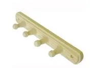 вешалка для полотенца 4 крепления (липа)