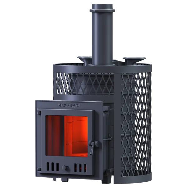 печь для бани gfs искандер ураган 25м pro зк чугунная