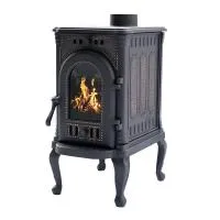 Печь-камин Сибирь-6 со стеклом чугунная печь-камин сибирь-6 со стеклом чугунная