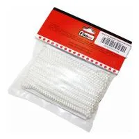 Шнур уплотнительный из керамического волокна, 6мм, L=3м, белый, FireWay шнур уплотнительный из керамического волокна, 6мм, l=3м, белый, fireway