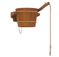 Обливное устройство Sawo 393-D, 18 л, с пластиковой вставкой, кедр обливное устройство sawo 393-d, 18 л, с пластиковой вставкой, кедр