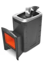 Печь для бани ТМФ Гейзер Супер Inox Витра закр.каменка антрацит печь для бани тмф гейзер супер inox витра закр.каменка антрацит