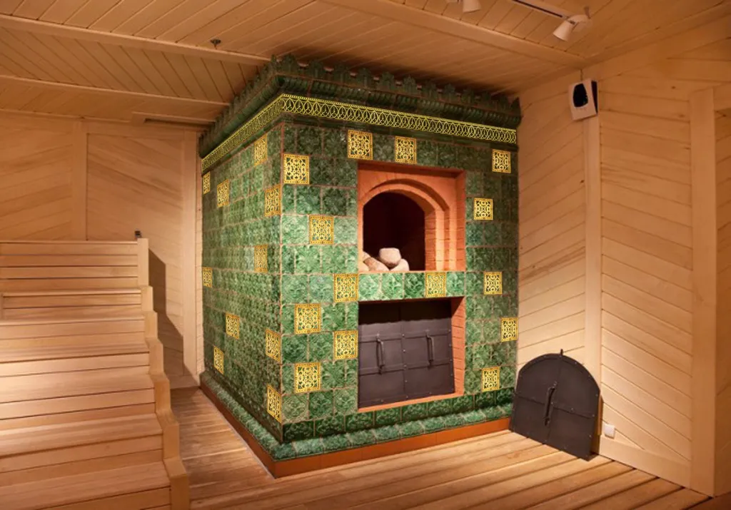 Печь из кирпича и чугуна