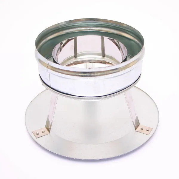 оголовок феррум оцинкованный, (430/0,5 мм), ф115/200, по воде зеленый ral6005 #