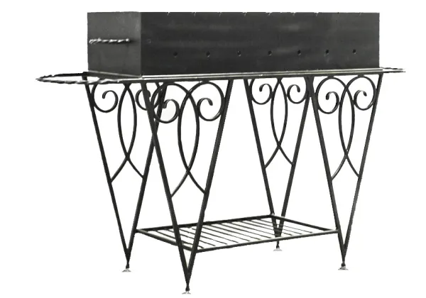 Мангал М-11, 91*150*39см, антрацит. Дачный Эксперт мангал м-11, 91*150*39см, антрацит. дачный эксперт