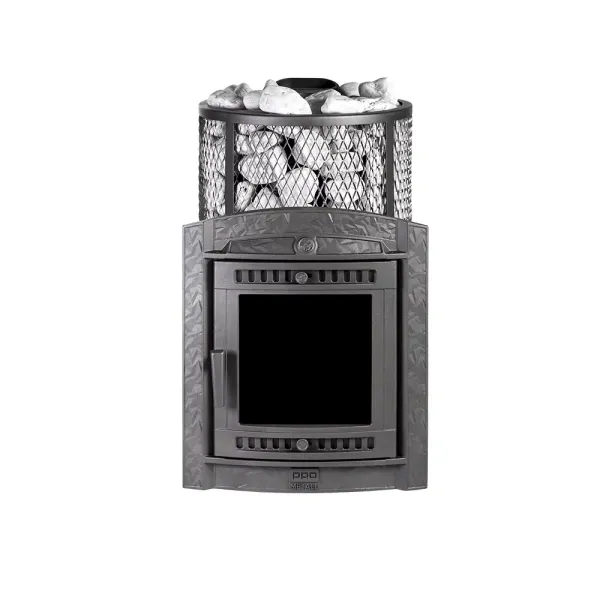 печь для бани прометалл атмосфера l ktt с нерж. сеткой для камней