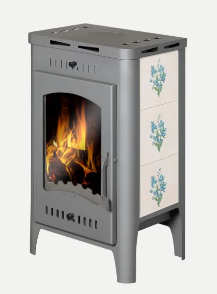 Печь-камин Бавария Оптима Изразец красный патрубок ф120мм ЭкоКамин печь-камин бавария оптима изразец красный патрубок ф120мм экокамин