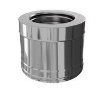дымоход craft утепленный нержавеющий (316/0,8/304/0,5) ф115/200 l=0,25 по воде, cerablanket