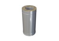 дымоход феррум утепленный нержавеющий (430/0,5мм)/оцинкованный ф130/200 l=0,5м по воде