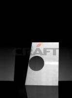 разделка craft потолочная декоративная нерж. (430/0.5 мм), 500*500, с отв. ф230